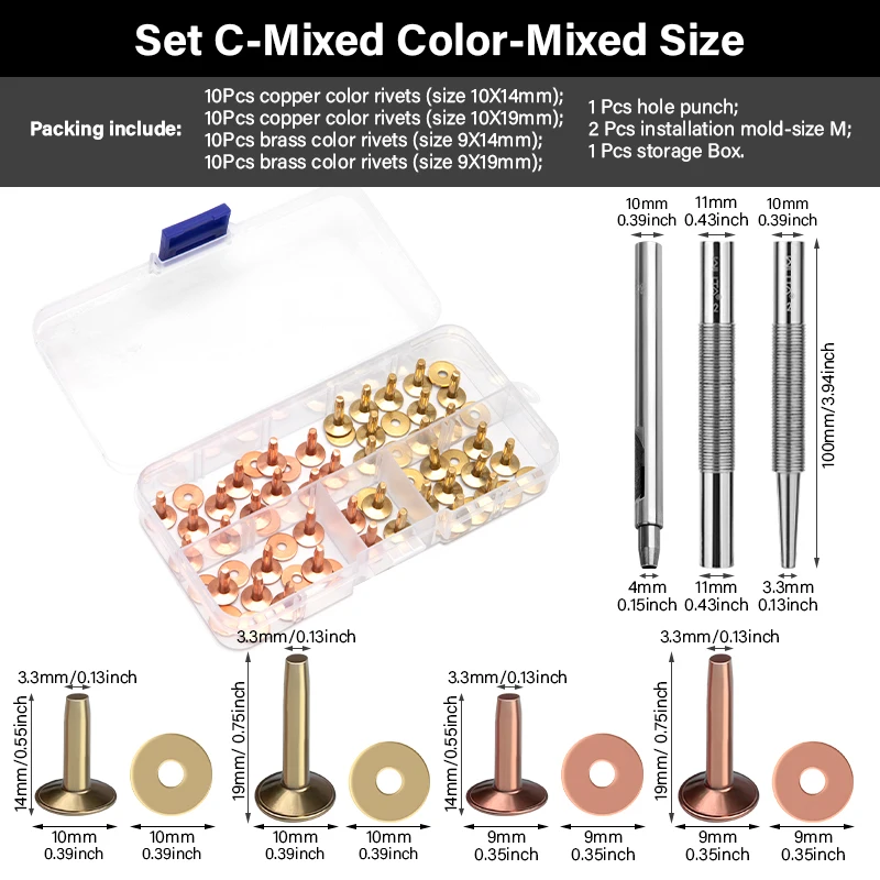 Set C-mix size color