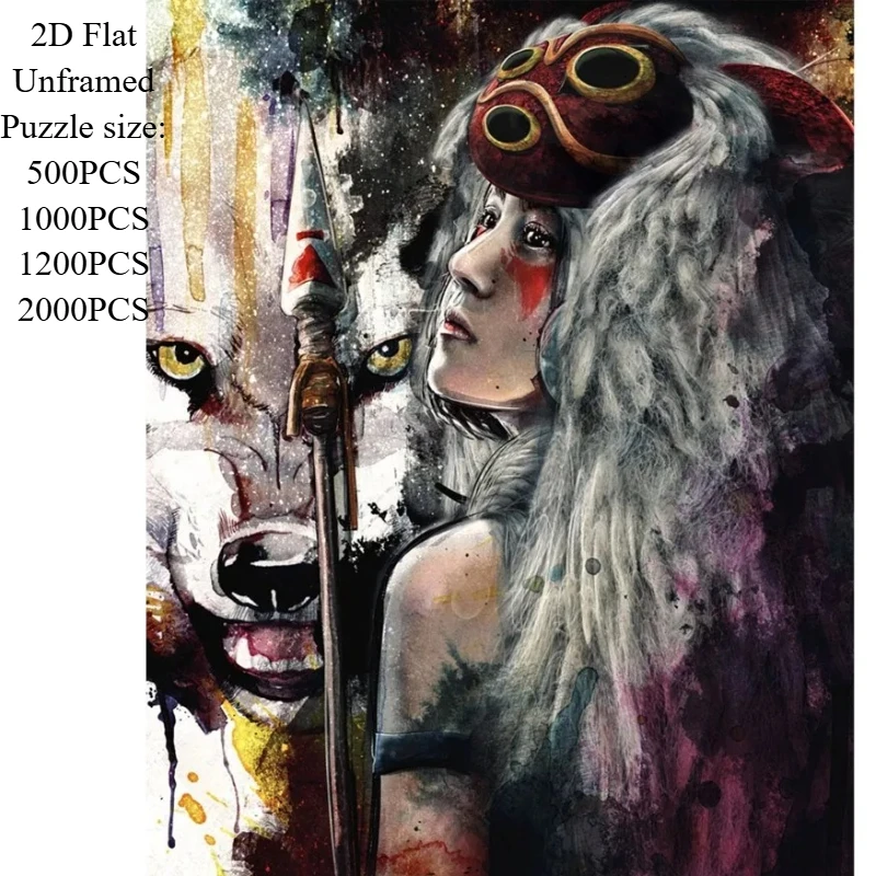 quebra-cabeca-de-1000-pecas-menina-anime-mononoke-hime-perfeito-para-diversao-criativa-em-familia-presente-brinquedo-divertido
