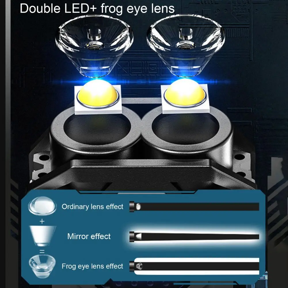 Mini Clip Type COB Side Headlight Portable  Dual Light Sources Rechargeable Led Light Outdoor Strong Light Lamp Work Flashlight