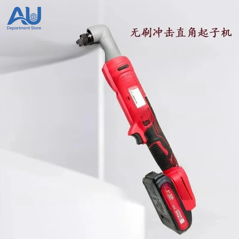 21V right angle lithium electric driver truss electric wrench 90 degree angle impact driver screw electric drill