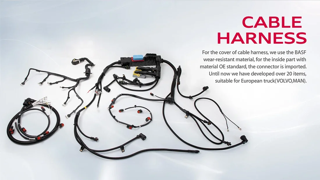 

NewOURI Injector Cable Wiring Harness 22248490 For FH FM FMX NH BUS Truck Engine Parts