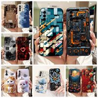 For Vivo V23e Case VivoV23 Pro V2132 Cool Fashion Machine Painted Cover Soft Silicone Case For Vivo V23 Pro V 23 e VivoV23 Shell