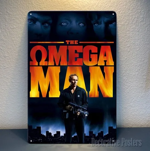 Placa de Metal Decorativa do Filme O Homem Charlton Heston
