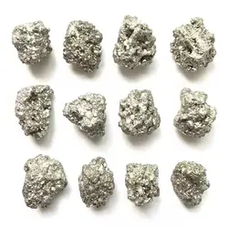 4pcs Natural Pyrite Crystal Cluster Stone Rock Mineral Sample energy Reiki Home Decoration Raw Crystals Mineral Decor Gifts