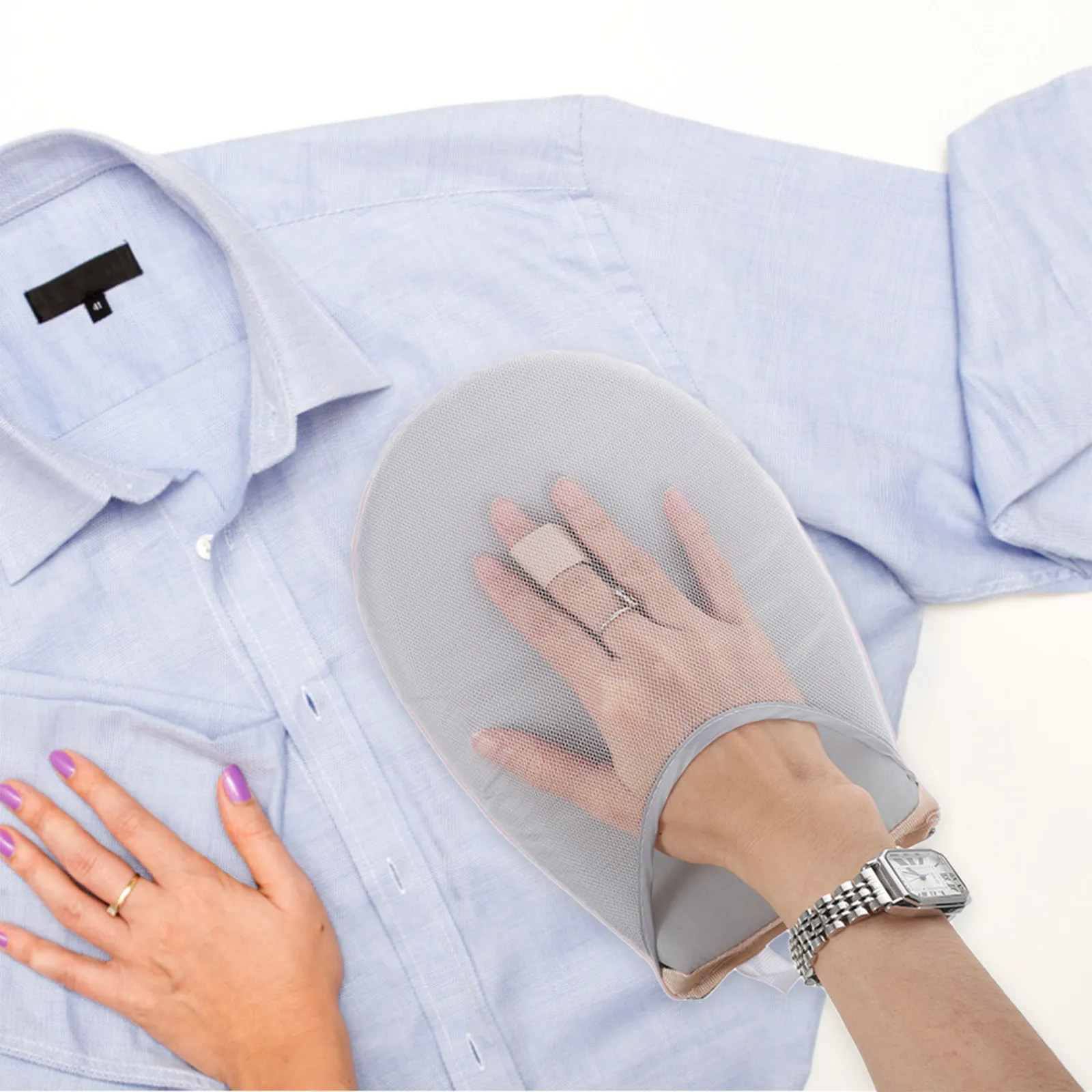 Garment Steamer Ironing Glove Safe Comfortable Grip One Size Fits All Quick Clothing Ironing Without Traditional Board