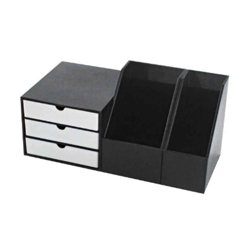 

DELAM-Dollhouse Miniature Bookshelf Storage Rack House Desk Shelf Furniture File Storage Stand Drawer Model Decoration