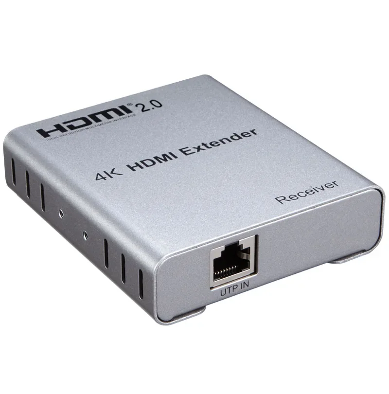 4K 60Hz HDMI 2.0 HDMI Extender 50M 1080P 60M 80M Via Cat 6 6A CAT6 RJ45 Ethernet Cable Transmitter Receiver for DVD PC To TV