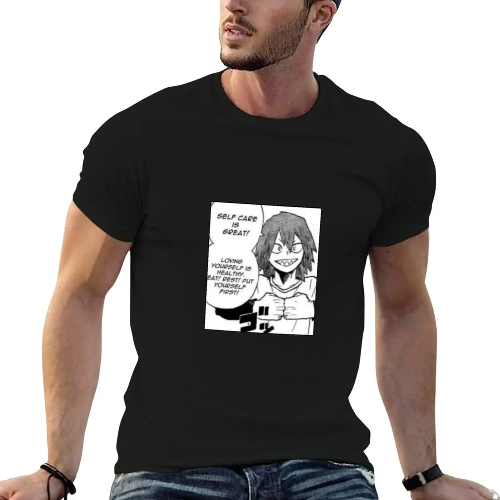 

Kirishima Encouragement T-Shirt cotton t shirts high quality t shirts for man cotton soft T-Shirt