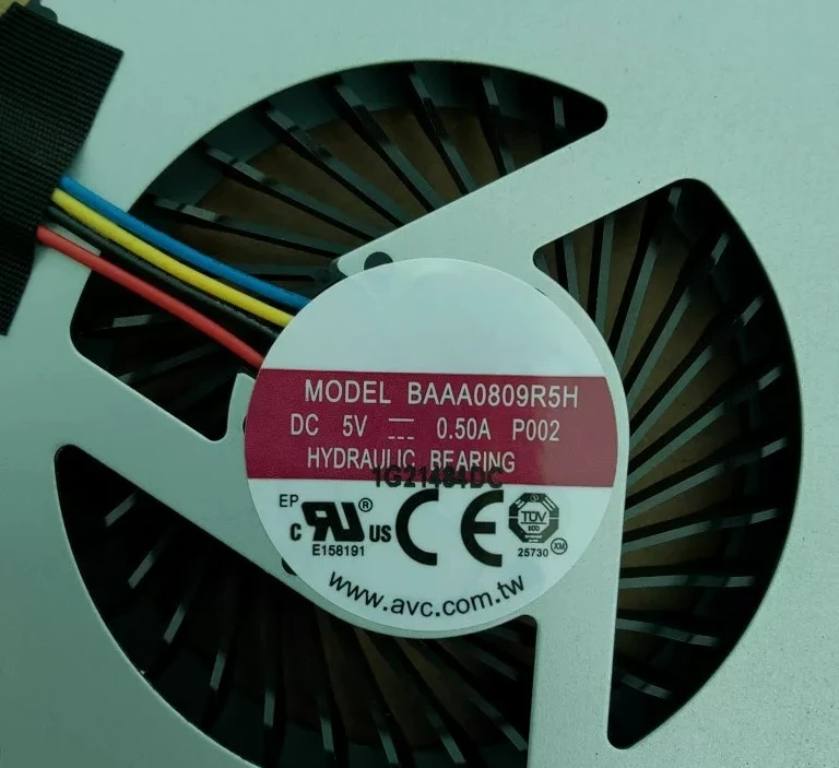 Fan for Intel NUC5/7 for AVC BAAA0809R5H P002 5V 0.5A New