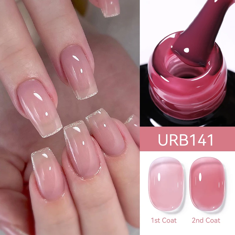 UR SUGAR-esmalte de Gel semipermanente para uñas, Base de goma translúcida, UV, construcción rápida, Nail Art, 7ml