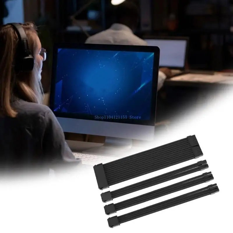 

A2BD ATX24Pin Power Extension Cable Set 1x24Pin/1x8Pin(4+4)CPU /2x8Pin(6P+2P) PCIE