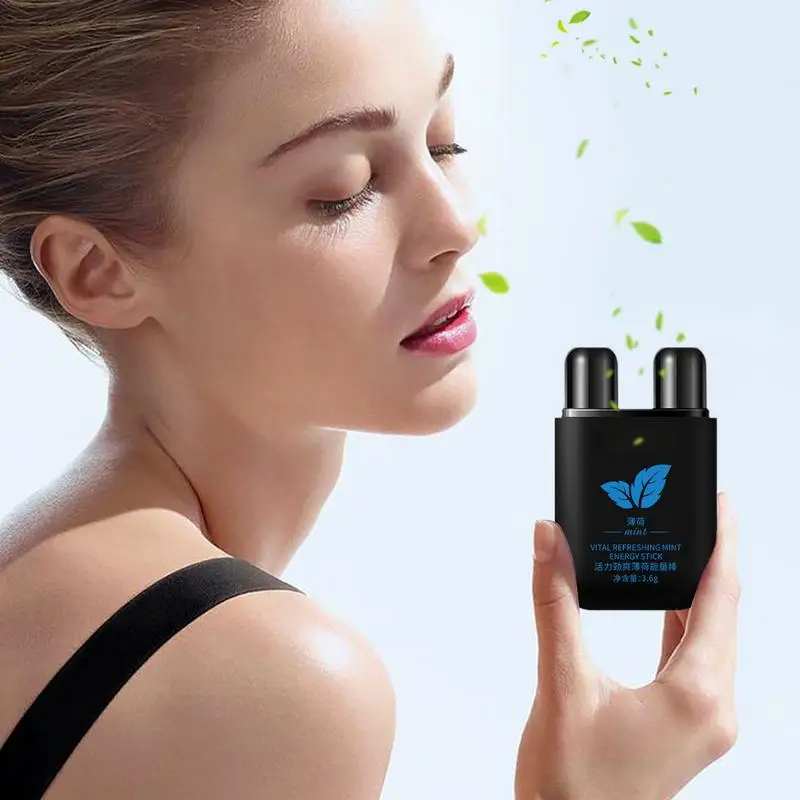Nasenstift DoubleHole Energizing Energy Bar Aromatherapie Naseninhalator Energiedämpfe Stick Aromatherapie Stick Stimulierender Duft