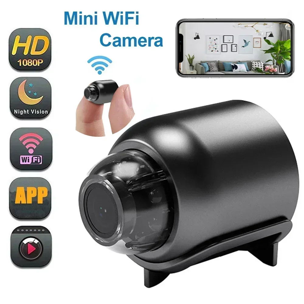 Imagem -02 - Câmera de Vigilância de Segurança sem Fio hd 1080p Mini Wifi Câmera Visão Noturna Camcorder Vigilância ip Casa Bebê