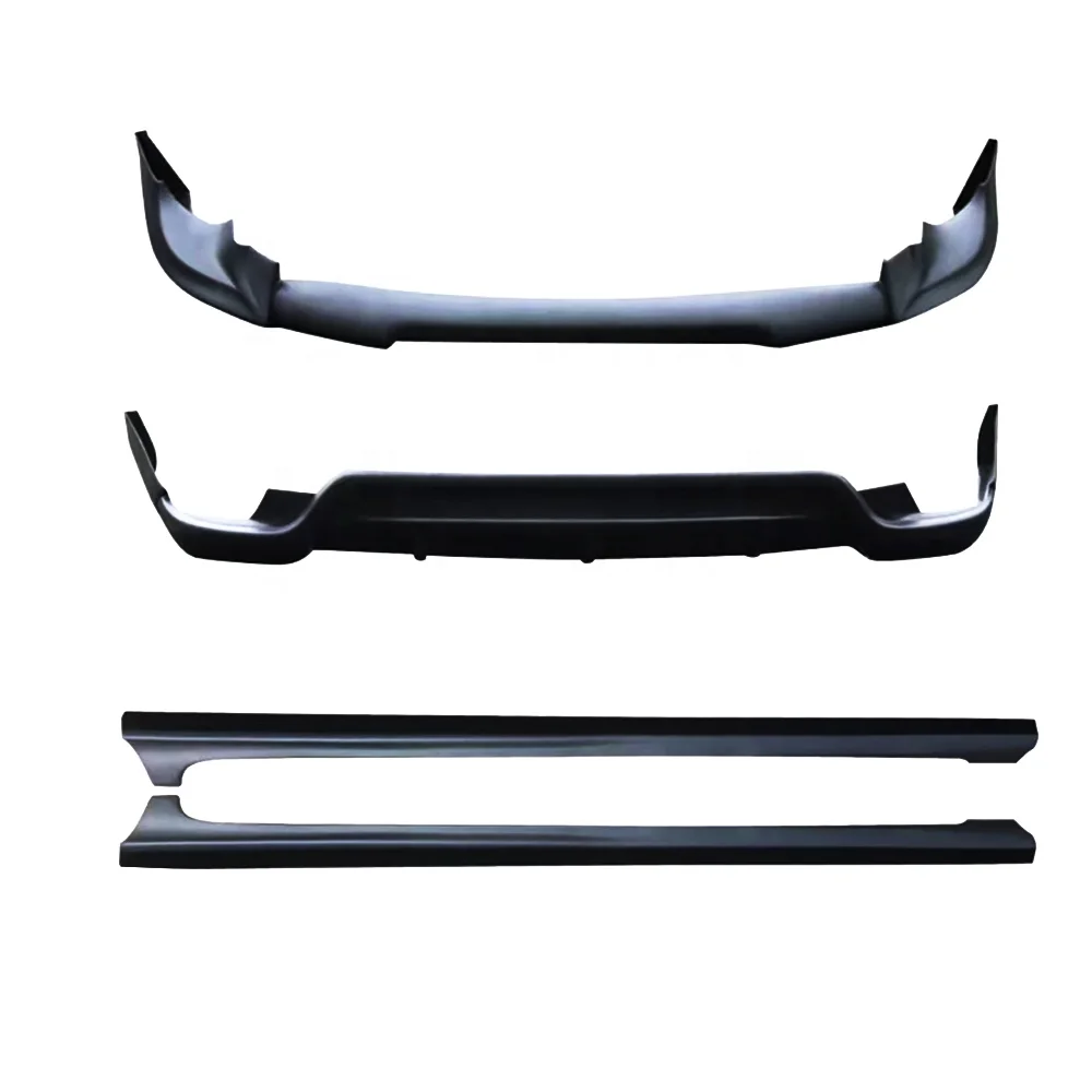 car bodykit for 2014-2017 Toyota YARiS vios front lip rear  side skirts plastic material