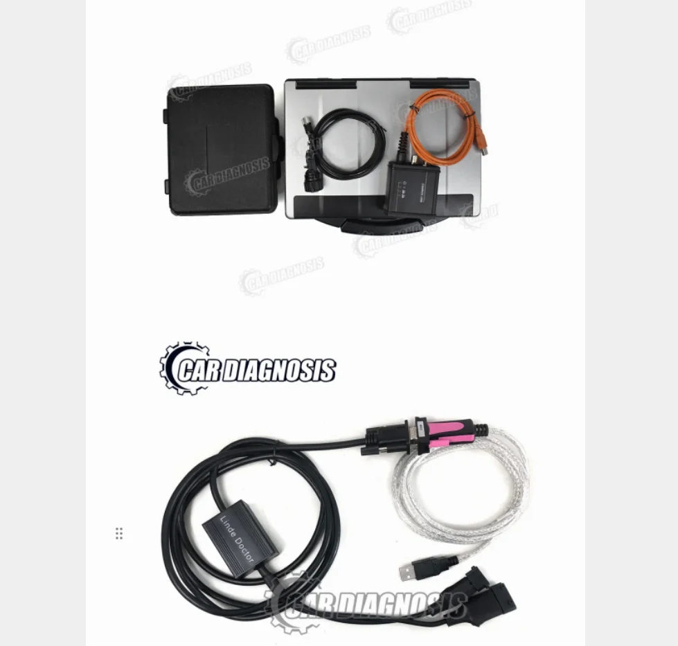 forklift truck diagnostic tool for Linde BT Canbox doctor with linde pathfinder software +CF53 laptop full set