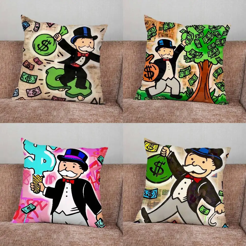 

Alec Monopoly And Inspiring Money Pillow Case Pillowcase Home Sofa Cushions Car Cushions Pillowcover Office Pillowshell Pillow