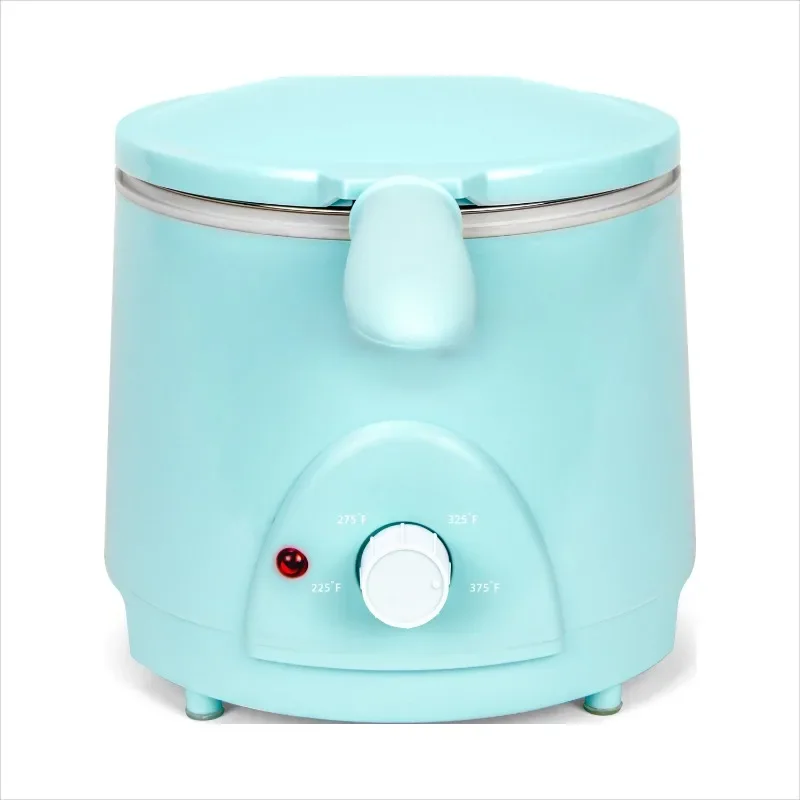 

New 1.5-Quart Deep Fryer, Blue SPACE-SAVING DESIGN 120°F to 400°F heat range controlled