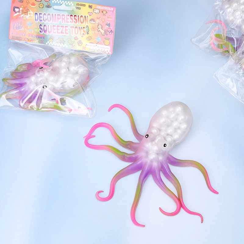 الأطفال ضغط عالم البحر الأخطبوط الضغط لعبة هدية محاكاة نموذج يمكن امتدت الضغط تنفيس ألعاب Novelty