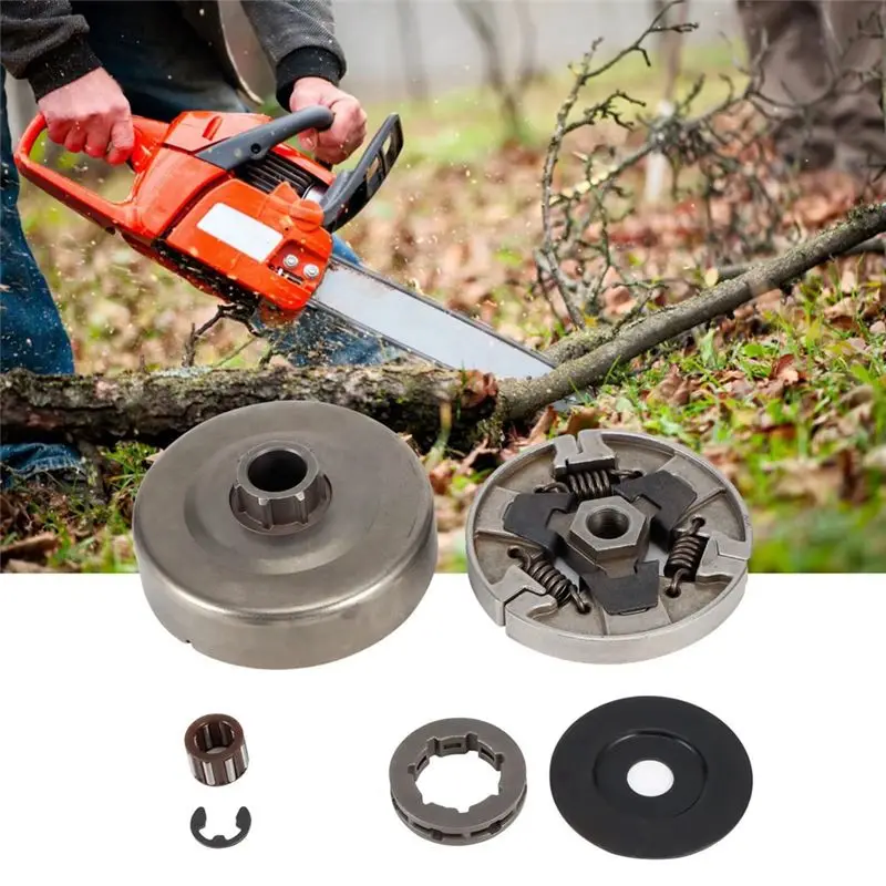 Kit For Stihl MS660 066 064 MS640 MS661 Electric Saw 3/8In-7 Clutch Drum Rim Sprocket Assembly