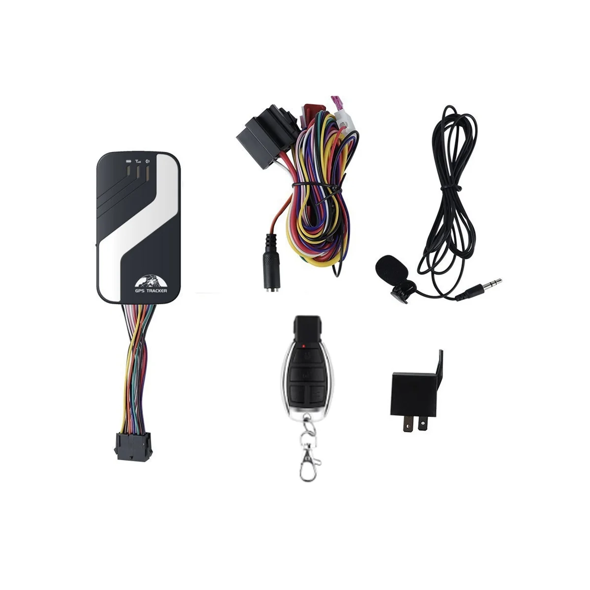 

GPS Tracker Car 4G LTE Vehicle Tracking Device Voice Monitor Cut Off Fuel Car GPS Alarm ACC Door Open Alarm(GPS403B)