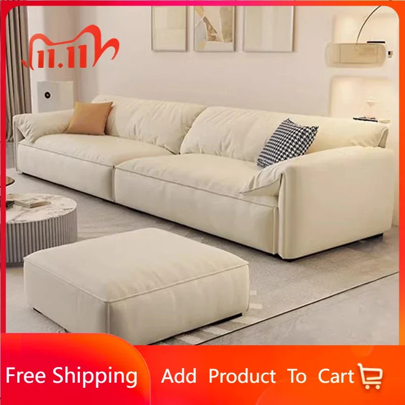 

Comfortable White Sofa Velvet Relaxing Fabric Unique Sofa Lazy Combination Muebles Para Salas Modernos Living Room Furniture