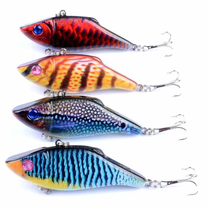 

Full Swim Layer Lure Fish Tool Fake Lure Painting Plastic Full Swim Layer UV Heat Printing Plastic Lure Vib7cm/11g Bionic Bure