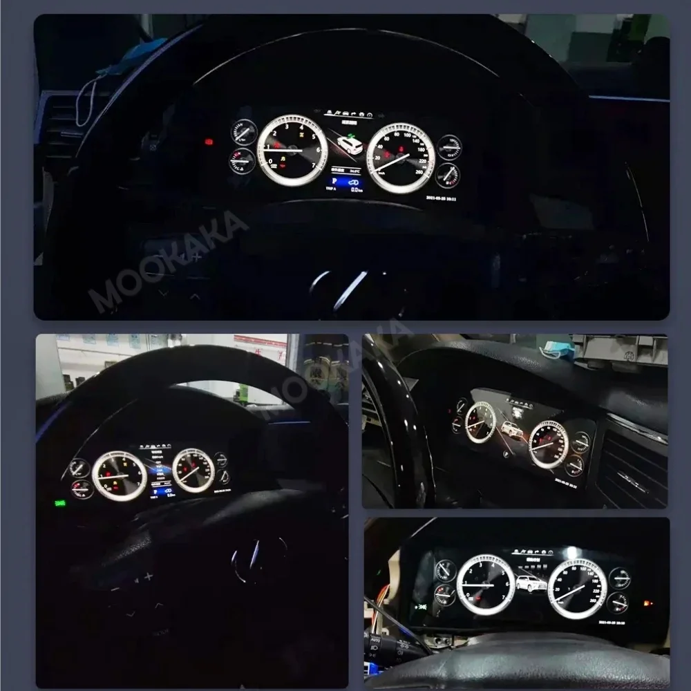 For Lexus LX570 2007 2008 2009 2020 2021 2022 2023 2024 2015 Car Cluster LCD Meter Virtual Cockpit Digital Instrument Panel
