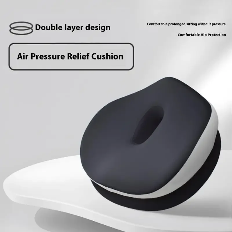 

Orthopedic Cushion With Double Layers Memory Foam and Hollow Designs for Office Chair Home Back Support Y5GB