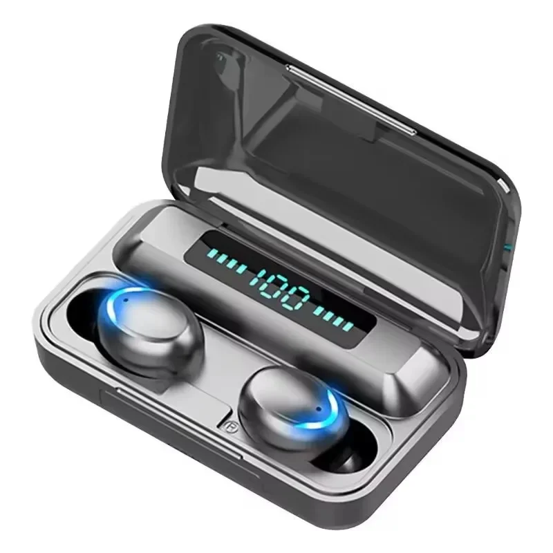 Hot Sale hifi true stereo auriculares bt 5.0 waterproof ipx7 wireless headset earphone earbuds tws with power bank