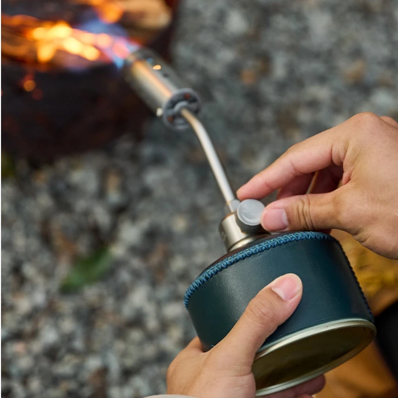 Naturehike Kemping Zbiornik gazu Skórzane etui Pokrowiec ochronny na kanister gazu BBQ Piknikowa torba ochronna na butlę z paliwem Sprzęt kempingowy