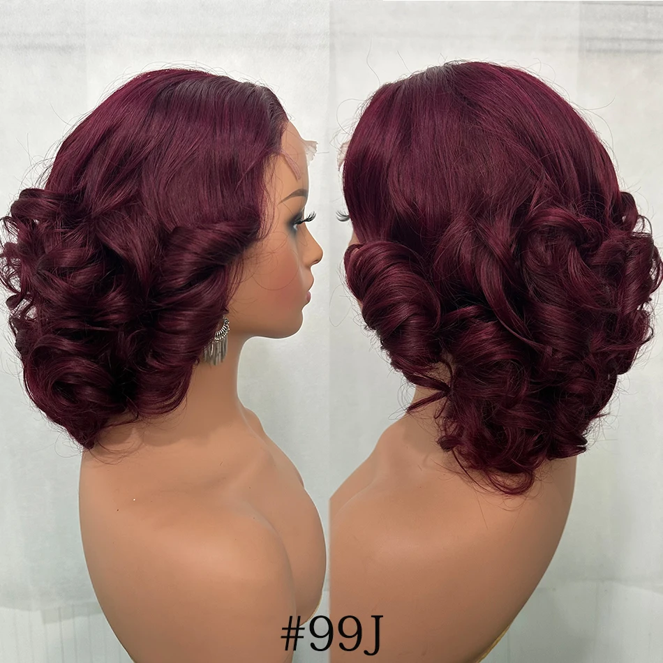 

100% Human Hair Bouncy Loose Wear and Go Glueless Wig Pre Plucked Pre Cut 250 Density 5x5 HD Lace Closure Wigs For Black Women