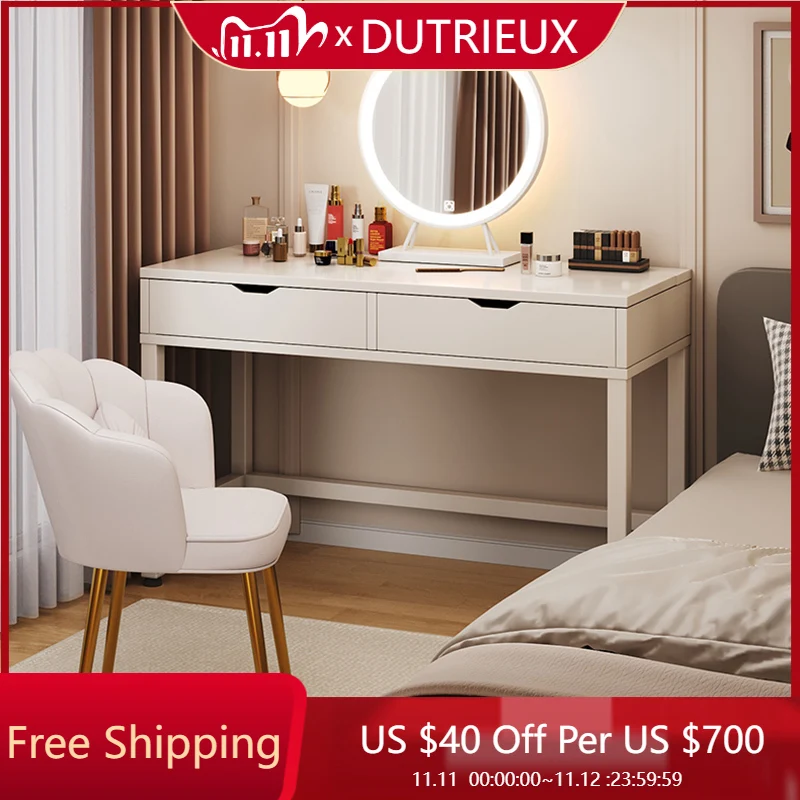 

Стул с ящиками, туалетный столик для хранения в спальне, мобильный туалетный столик для гостиной, косметика Mesa De Maquillaje, китайская мебель