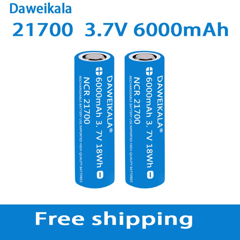 1-20 grande capacidade li-48s 3.7V 6000mAh 21700 bateria 9.5a potência 2C taxa de descarga ternária bateria de lítio DIY bicicleta elétrica