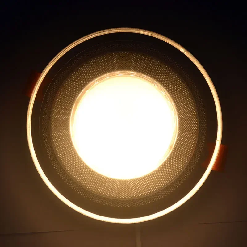 LED Downlight Light Guide 3W 5W 7W 9W Acrylic Panel Ceiling Recessed Lamp High Brightness