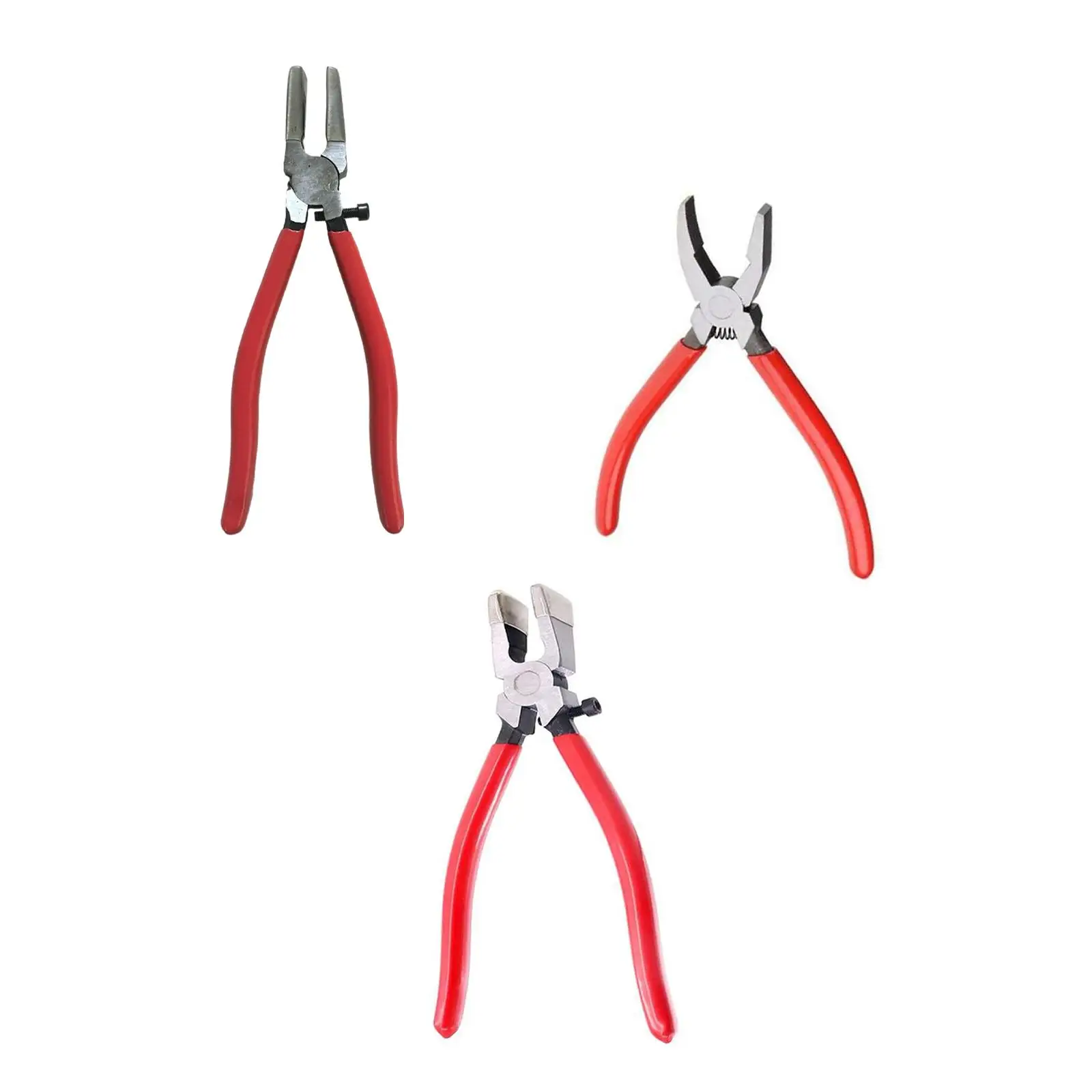 Key Fob Pliers Glass Cutting Tool Glass Breaking Pliers Glass Running Pliers for Fused Glass, Mirror, Breaking, Tiles, Mosaics