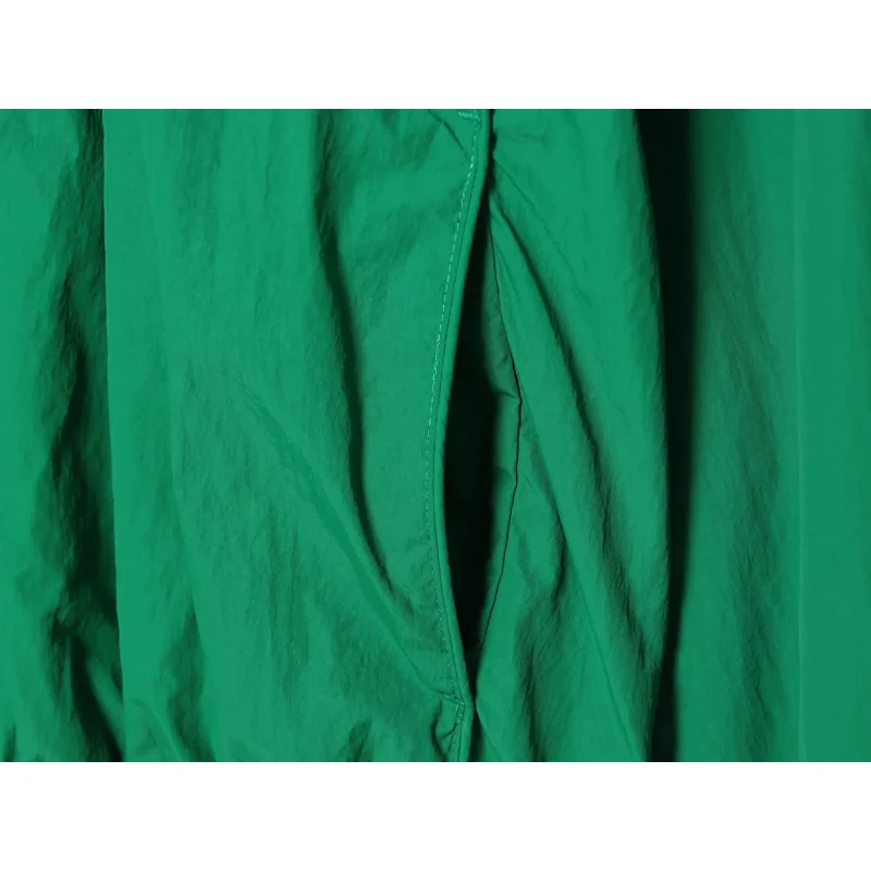 2026 Damen Langarm-Oberbekleidung mit Hohem Kragen und Verstellbarem Kordelzug Frühling Herbst Neuer Stil Damen-Kapuzenjacke Locker Geschnitten – Detail 12