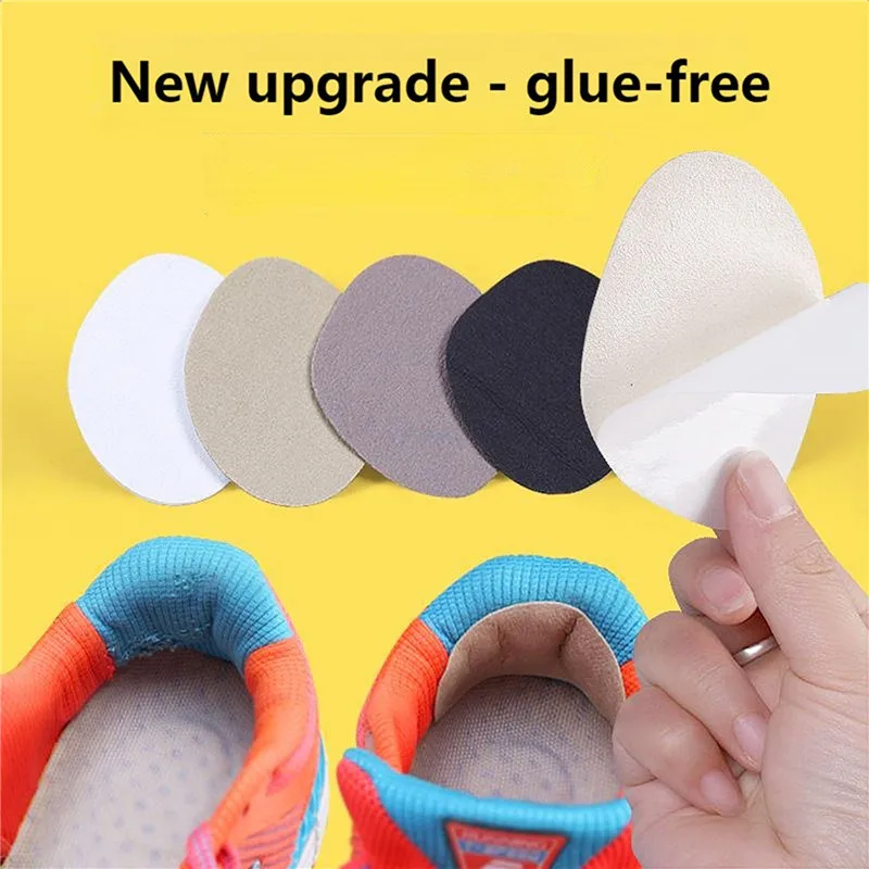 4pcs/set Sports Shoe Fabric Repair Patch Heel Anti Wear Mesh Lining Hole Subsidy self-adhesive Patch Creative Practical Tool