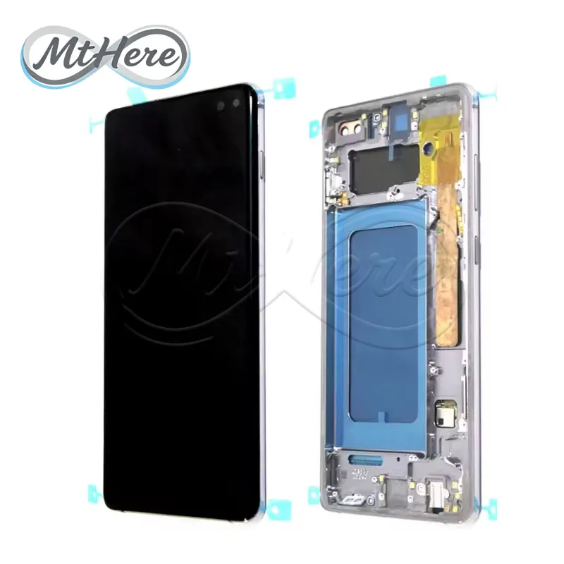 

Super 6.4" AMOLED LCD Replacement for Samsung S10 Plus Android phone Touch Screen S10+ G975 G975F Display S10 PLUS