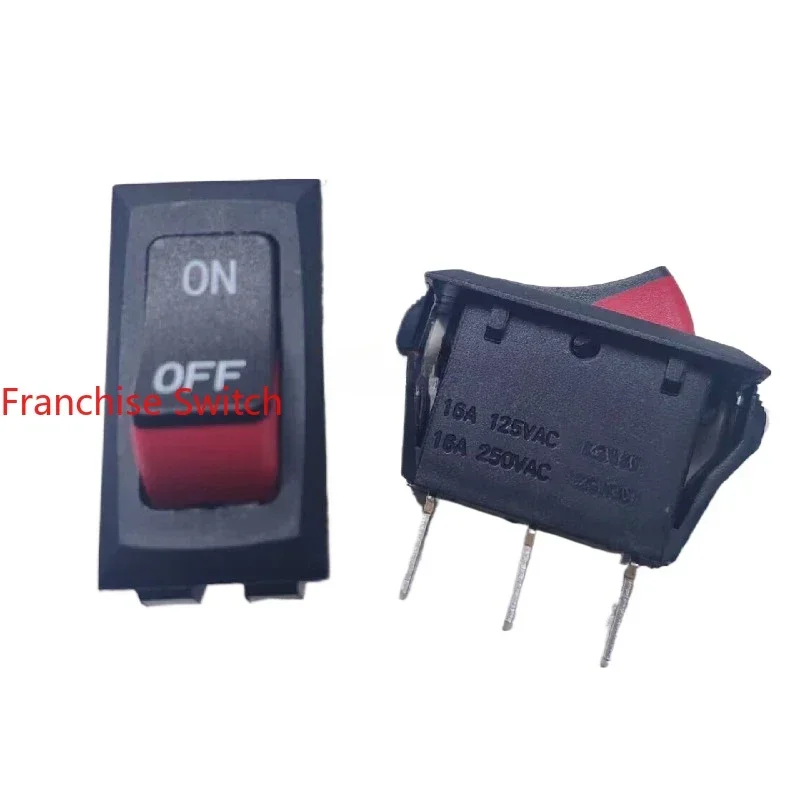 

10PCS ship type power switch R-2 two-color three-foot two-gear 16A high-current printing ON-OFF