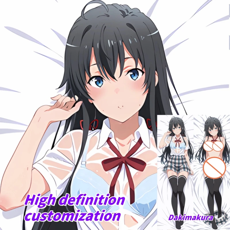

Dakimakura Anime Yukinoshita Yukino Double-sided Print Life-size Body Pillow Cover Bedding Gifts