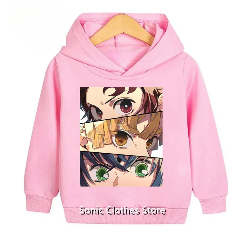 Anime Demon Slayer Kimetsu no Yaiba 3D Printed Hoodies Fashion KidsHoodie Harajuku Sweatshirts Boys Girls Tracksuits Clothes