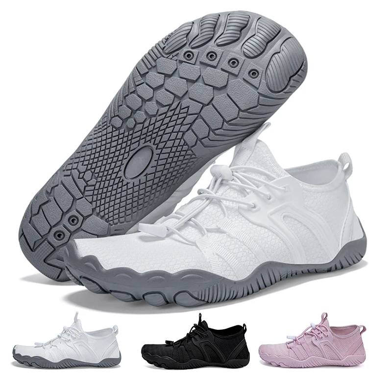 Summer Outdoor Beach Water Shoes Quick-Drying Non-Slip Five-Finger Shoes Lightweight Barefoot Shoes Unisex Water Sports Shoes