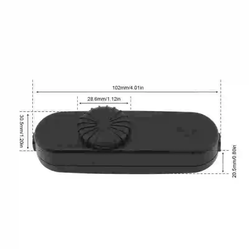 AC 220-240V LED Dimmer Switch Midway  Inline Full Range Rotary Dimmer Switch for DIY Power Cords