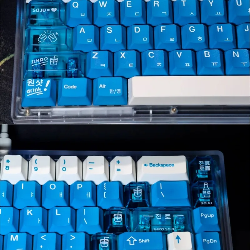 

KKB SOJU Theme Keycaps Set Customized PBT Sublimation Cherry Profile Keyboard Caps for Mechanical Keyboard Accessories Gifts