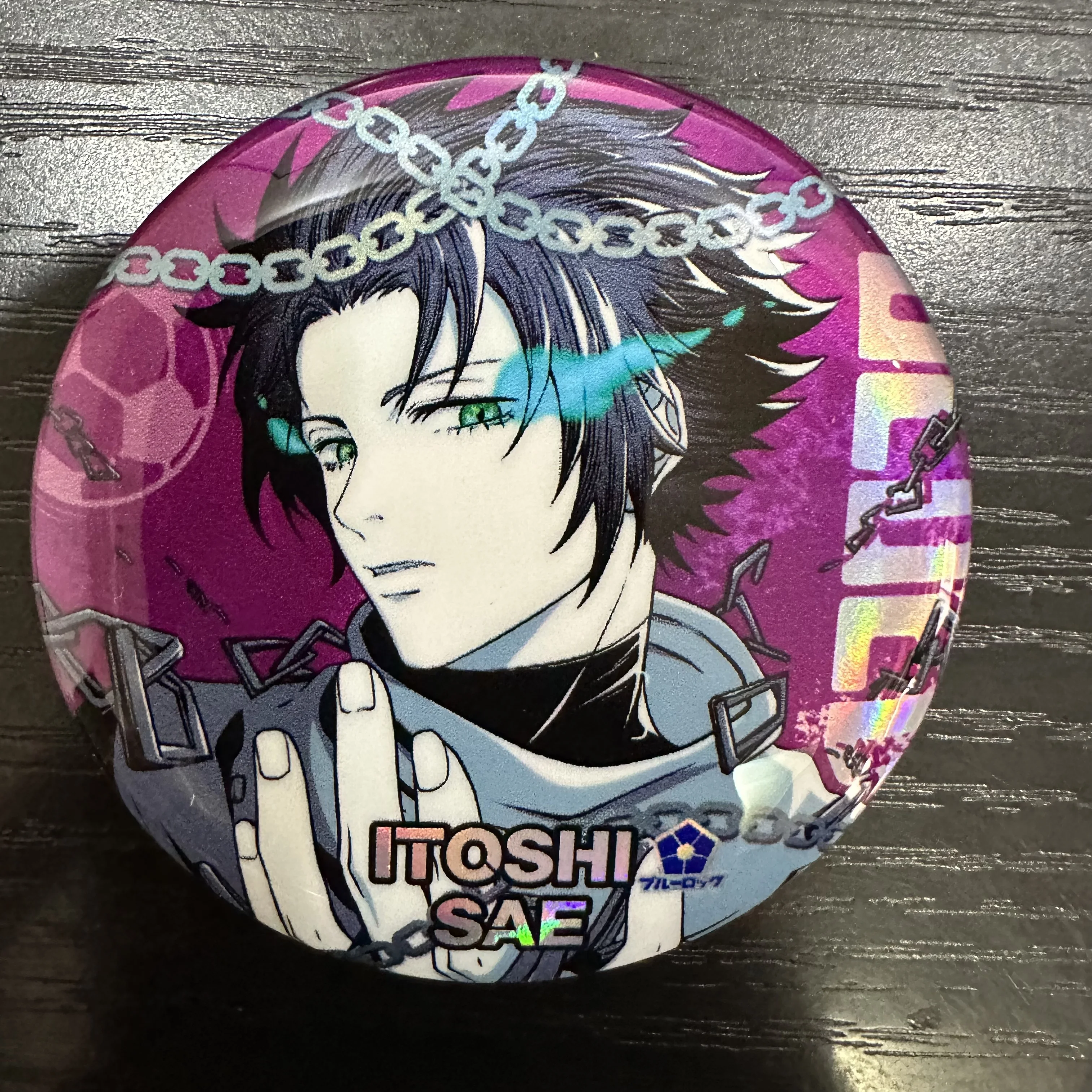 Anime BLUE LOCK Figures Itoshi Sae Rin Itoshi Mikage Reo Cosplay Metal Badge Bag Pins Fans Brooch Christmas Hot Gifts 6CM