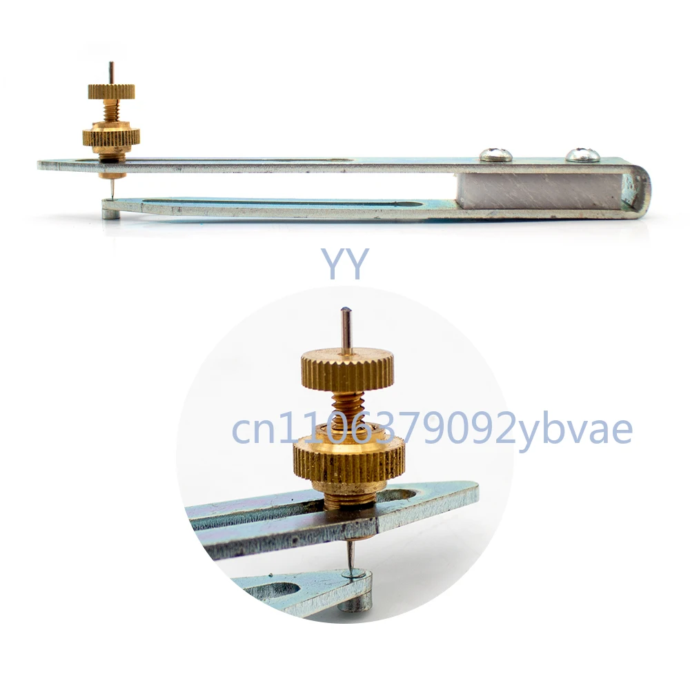 2pc Vinyl Flooring Fitting Tool Recess Scriber for PVC Plastic Floor Scriber Draw Lines Floor Compass JN683
