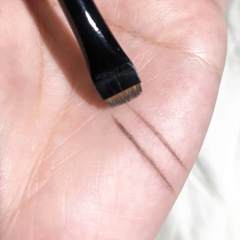3 pçs/set lâmina delineador escova sobrancelha escova portátil plana fina delineador sobrancelha contorno pincéis de maquiagem ferramenta de maquiagem