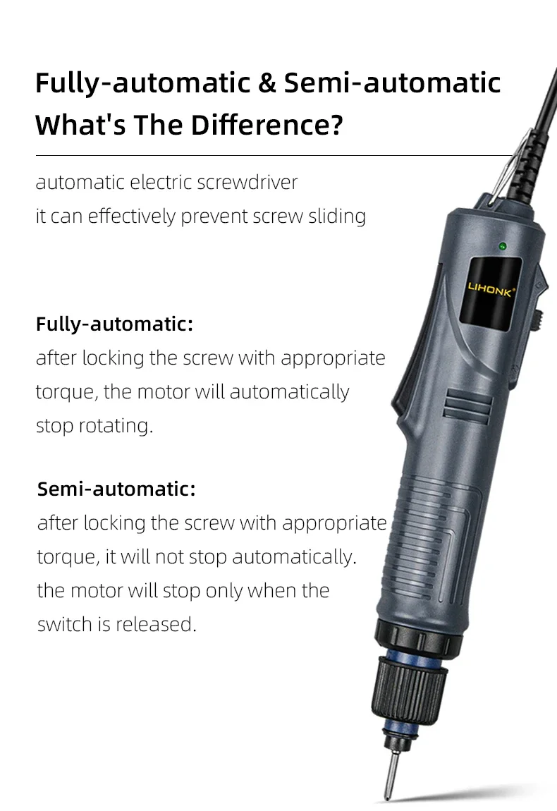 LK-GF-1 Convenient Assemble Tool Electric Batch Torque Adjustable Fully Automatic Industrial Screw Driver electric screwdriver