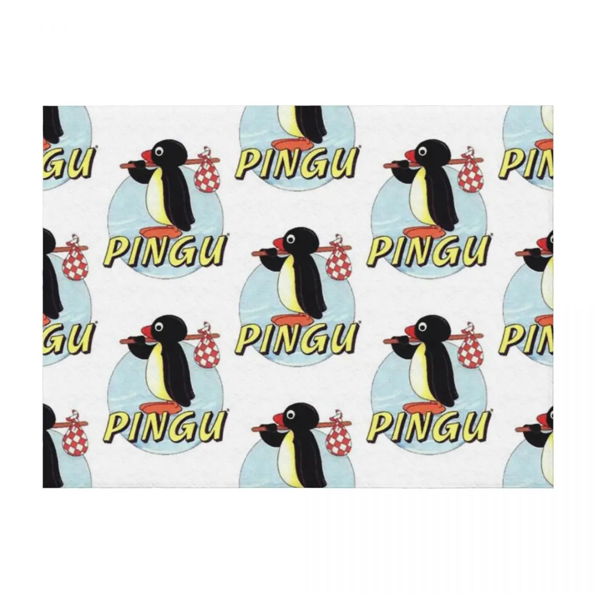 

Pingu Logo Throw Blanket Extra Large Throw Thermals For Travel Blankets Sofas Of Decoration Weighted Blankets