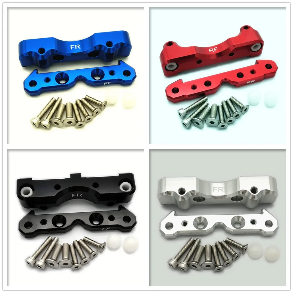 Front Suspension Hanger Lower Arm Mount for Arrma 1/5 Kraton 8S Outcast 8S ARA330555 ARA330556 ARA330594 Aluminum